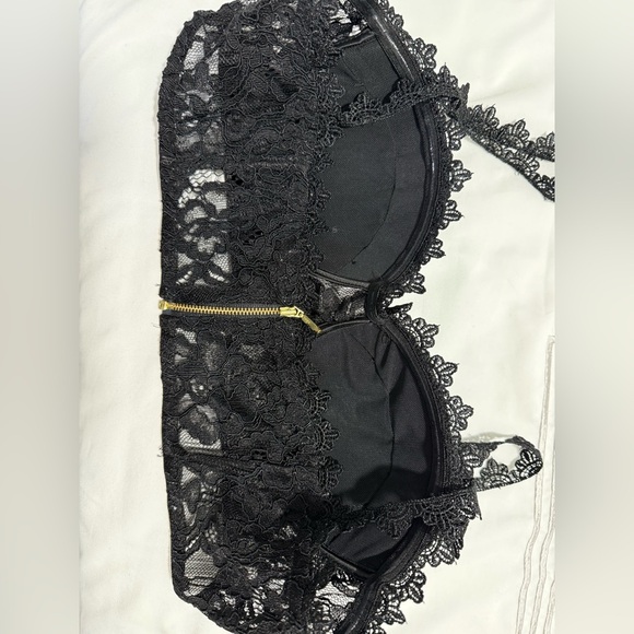 Alamour‎ The Label Nirvana Lace Set Black Size M NWT Bustier + Skirt - Picture 8 of 11